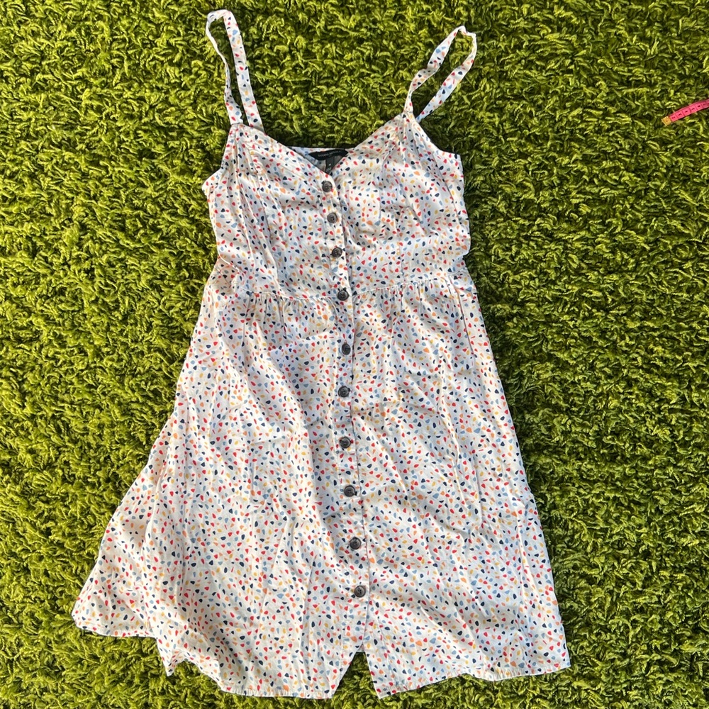 Patterned Button-Down Banana Republic Spring Dress - image 1